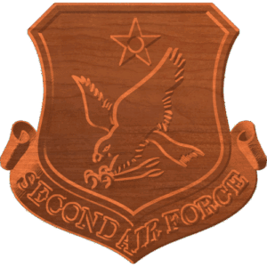 2nd Air Force Logo Pattern